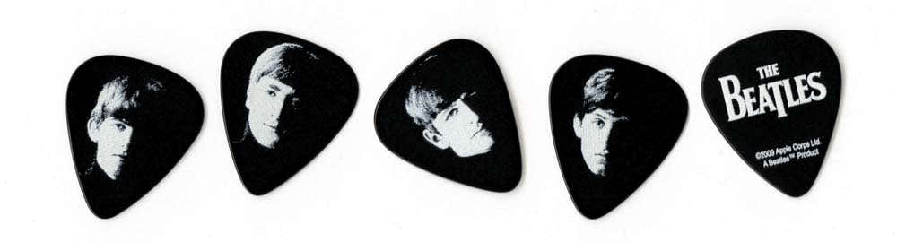 Beatles Gitarrenplektren Meet The Beatles 10er-Pack Extra stark