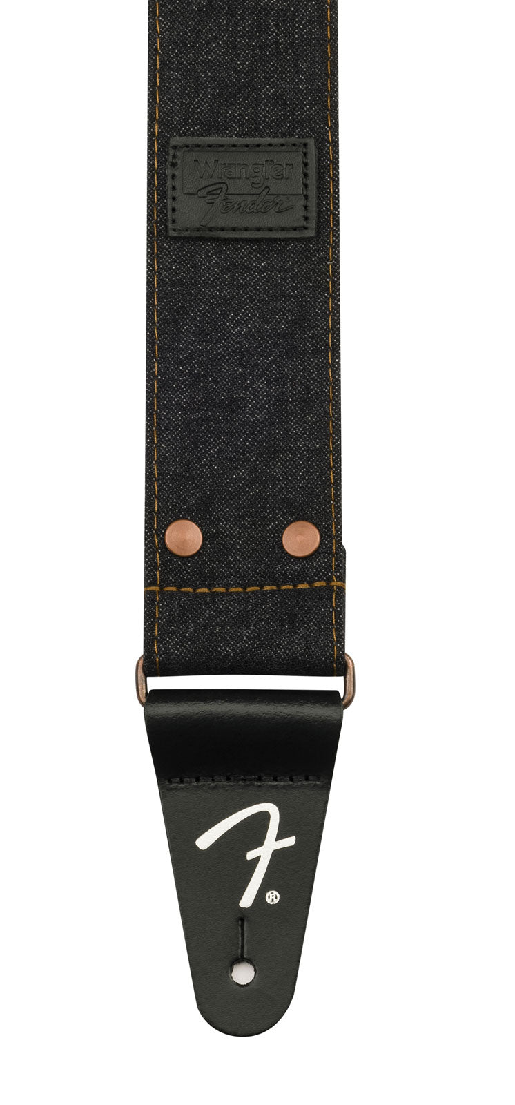 X Wrangler Genieteter Denim-Gurt Schwarz