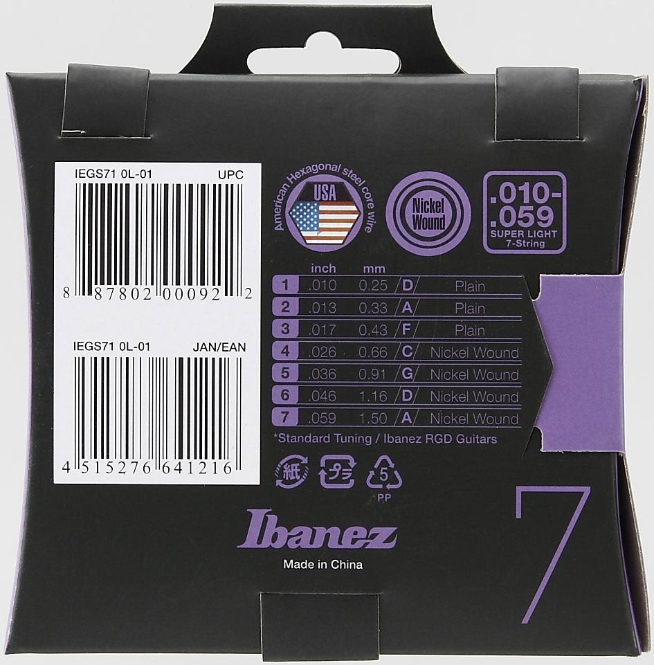 IEGS71 ELECTRIC GUITAR STRING IEGS