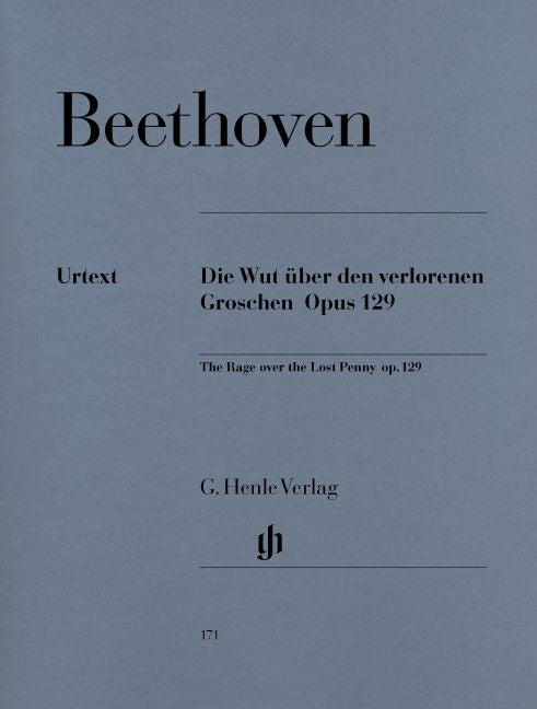 Beethoven L.V. - Alla Ingharese Quasi Un Capriccio G Major Op. 129 [the Rage Over The Lost Penny]