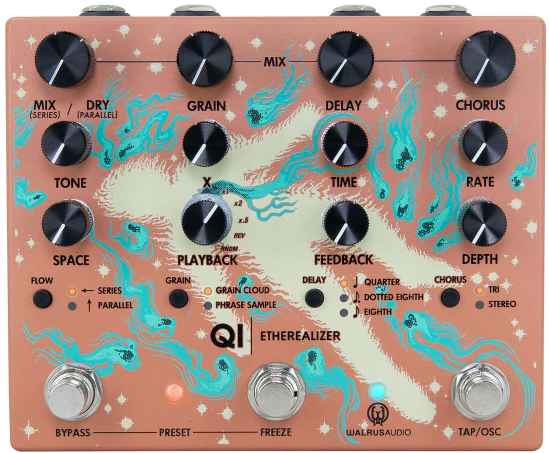 Qi Etherealizer Terracotta - Reverb Delay Chorus Granular-Effekt