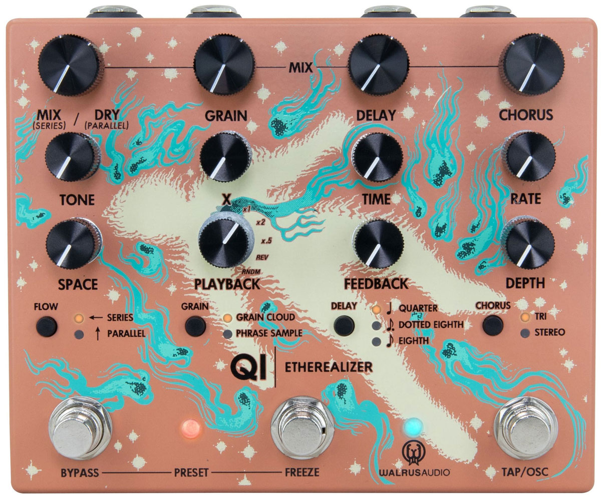 Qi Etherealizer Terracotta - Reverb Delay Chorus Granular-Effekt
