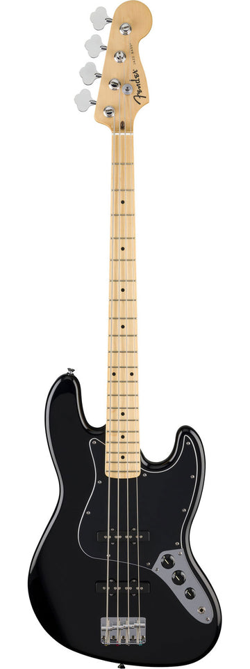 Standard Jazz Bass MN schwarzes Schlagbrett Black