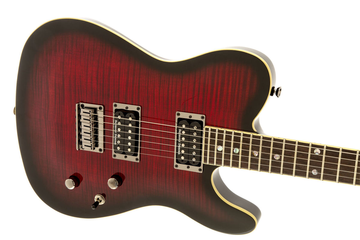 Telecaster LTD LRL Schwarzkirsch-Burst