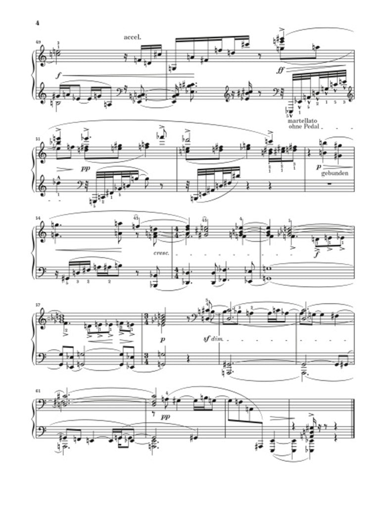 Schonberg Arnold - Three Piano Pieces Op.11