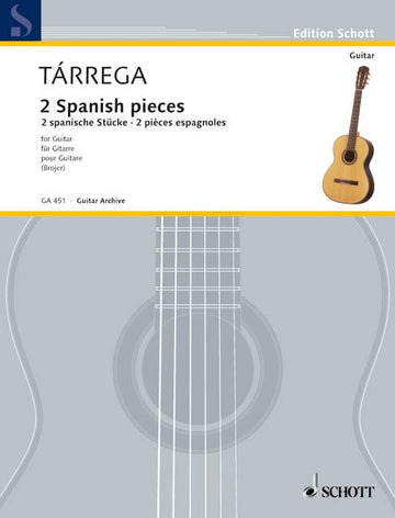 TARREGA F. - 2 SPANISH PIECES - GUITAR