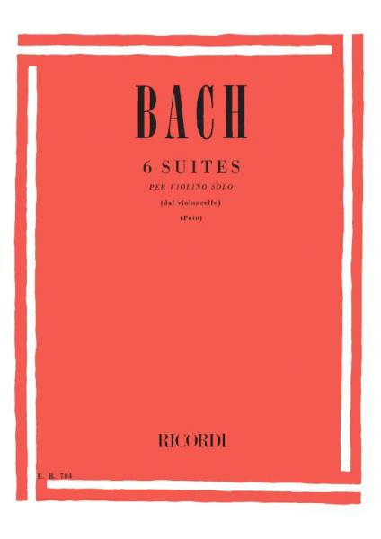 Bach J.S. - 6 Suites Per Violino Solo BWV 1007-1012 - Violon