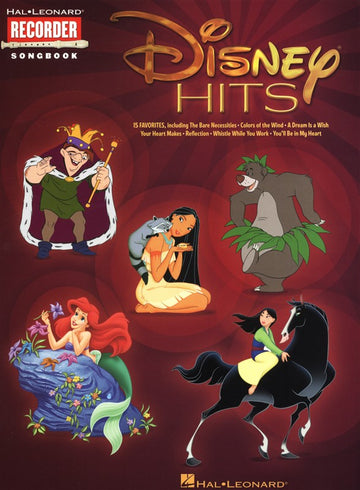 Disney-Hits-Liederbuch für Blockflöte – Blockflöte