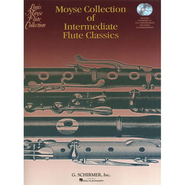 MOYSE L. - MOYSE COLLECTION OF INTERMEDIATE FLUTE CLASSICS + MP3 - FLUTE PIANO