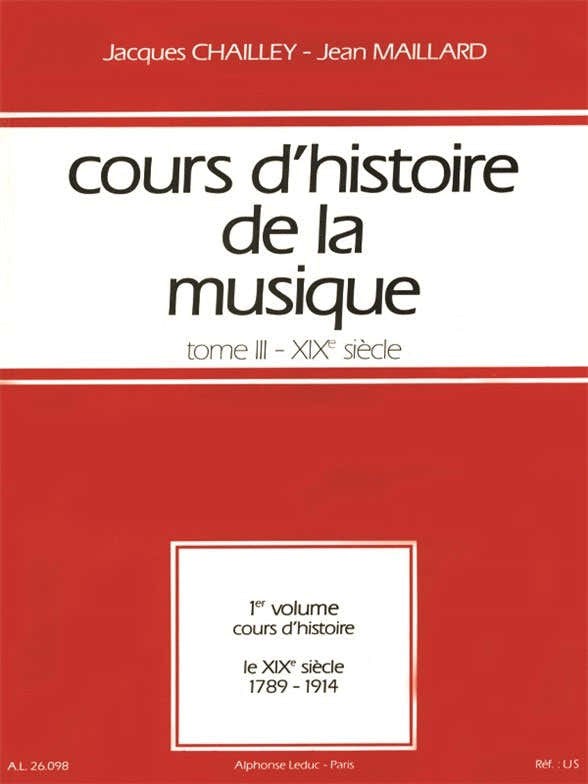 Kurs der Musikgeschichte: Band 3 vol. 1
