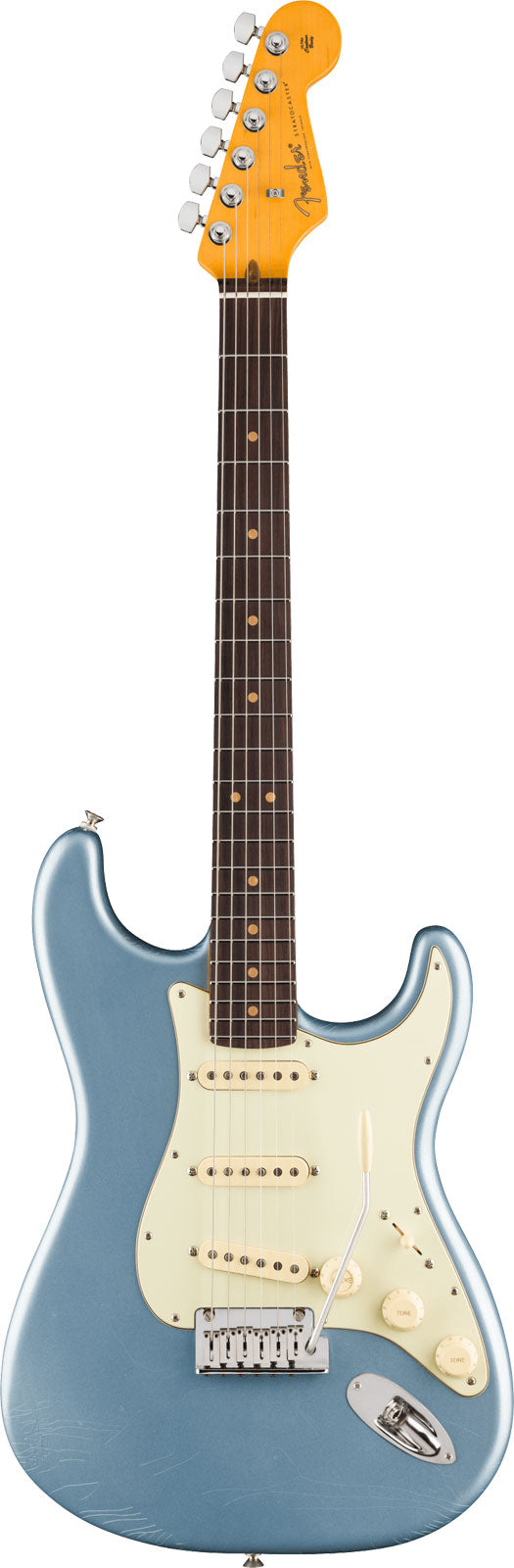 Stratocaster '60s American Ultra Luxe Vintage SSS RW Eisblau Metallic