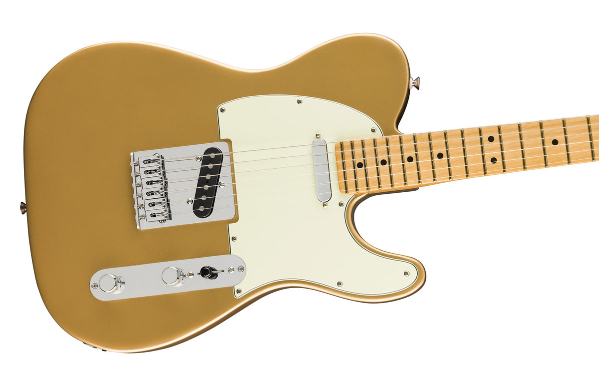 Telecaster 75 Anni Player II, MN Aztekengold