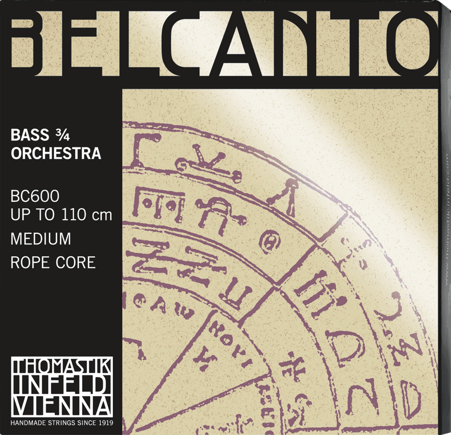 STRINGS CONTRABASSES BELCANTO ROPE CORE SET X BC600