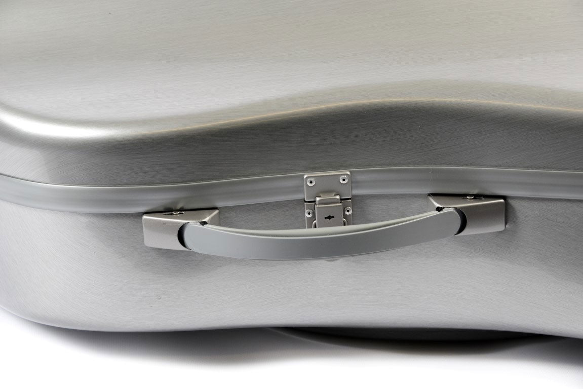 Cello-Etui 4/4 Hightech La Defense - Gebürstetes Aluminium