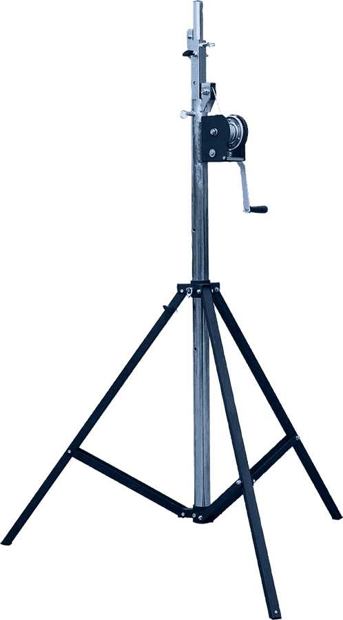 SLS15 LIGHT STAND WITH CRANK BLACK/CHROME