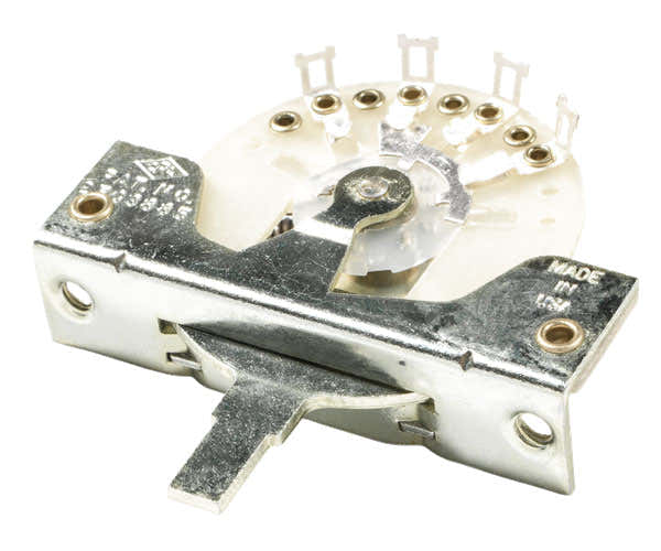 PURE VINTAGE 3-POSITION PICKUP SELECTOR SWITCH WITH MOUNTING HARDWARE