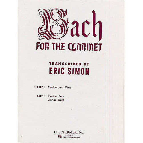 BACH FOR THE CLARINET PART 1 (CLARINETTE / PIANO)