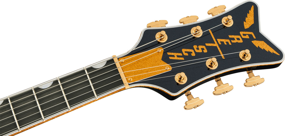 Falcon Center Block LTD with String-Thru Bigsby and Gold Hardware EBO Midnight Sapphire