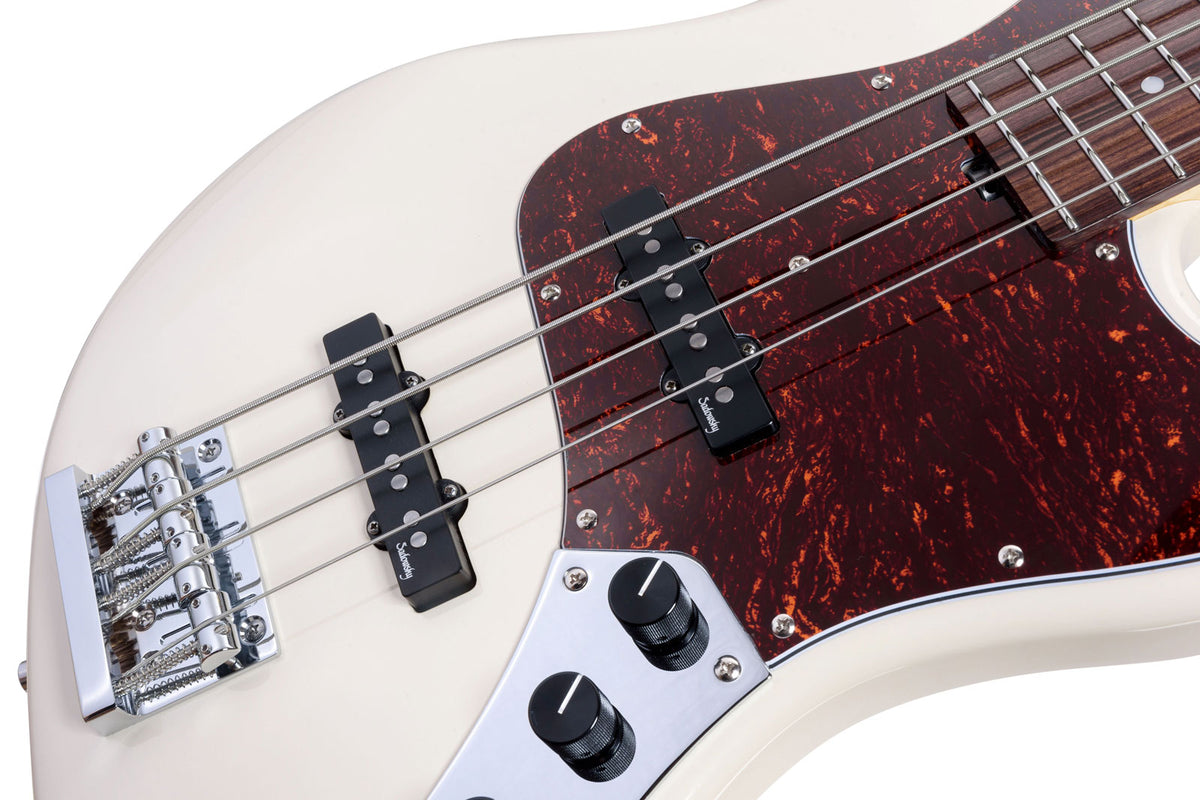 Metroexpress 21 Standard Jj 4 String - Olympic White,Rosewood