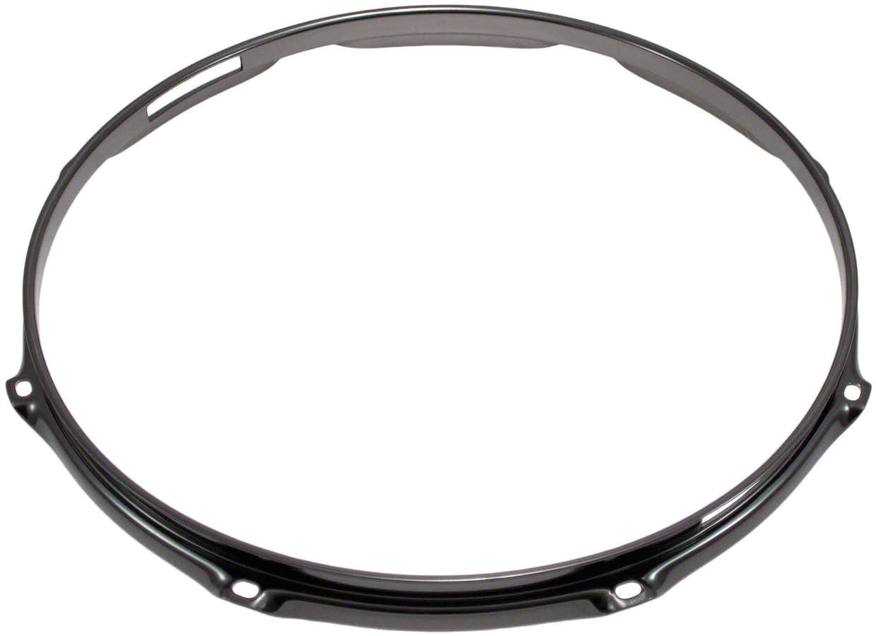 H30-13-8S-BK - 13" Spannreifen Snareunterseite 8-Loch Schwarze Super dreifache Flansch 3.0mm