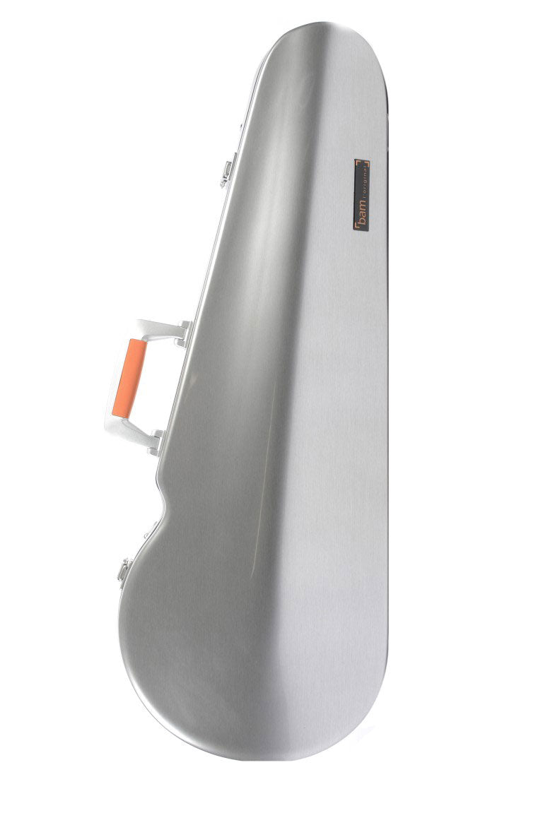BAM Bratschen-Etui Hightech La Defense - Gebürstetes Aluminium
