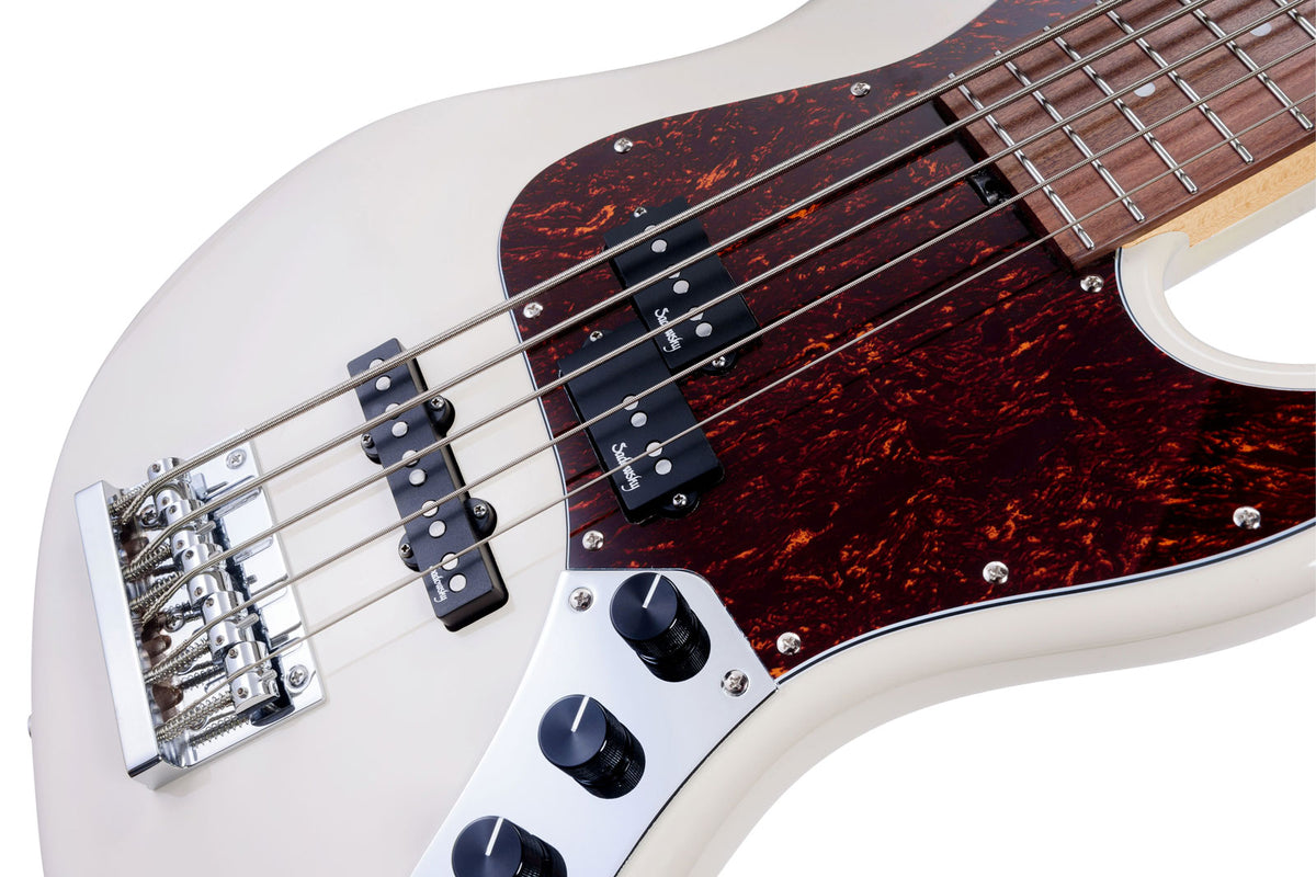METROEXPRESS, 21 HYBRID PJ 5 STRING - OLYMPIC WHITE,ROSEWOOD