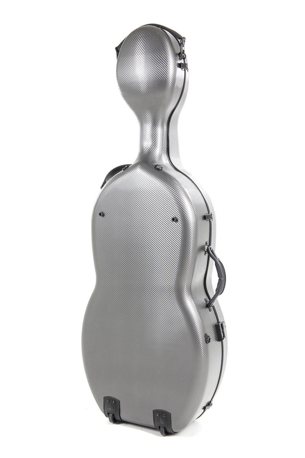 CELLO CASE POLYCARBONAT 4.6 4/4 GREY ROLLY
