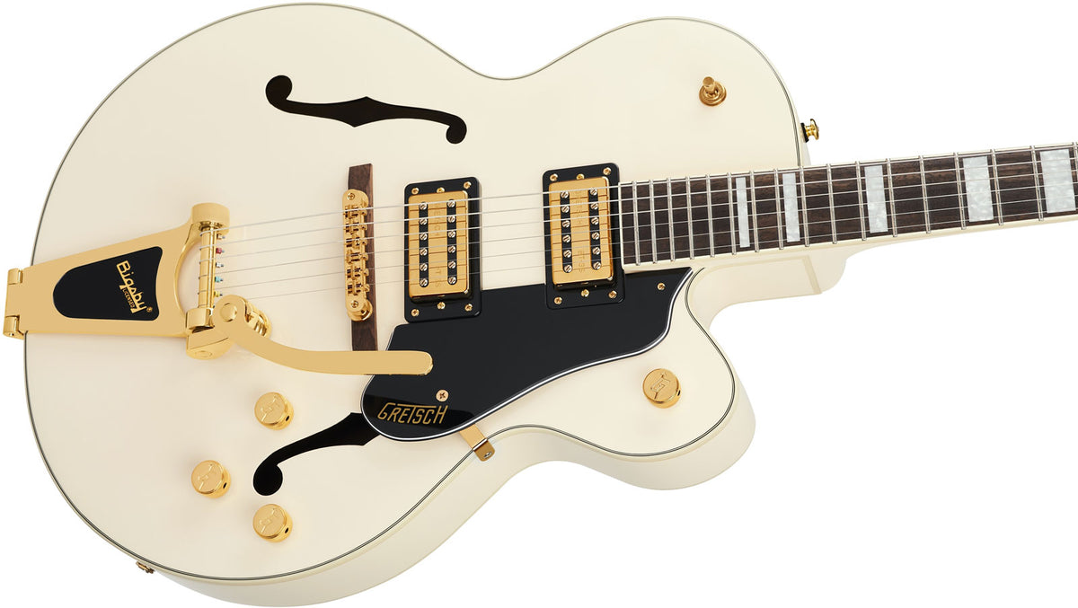 G2420TG Streamliner Hollow Body Bigsby LTD LRL Vintage-Weiß