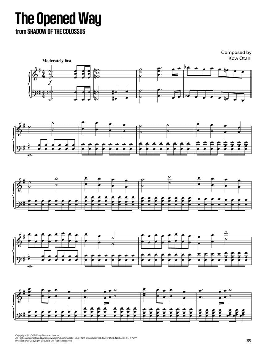 POPULAR VIDEO GAMES THEMES FOR PIANO SOLO