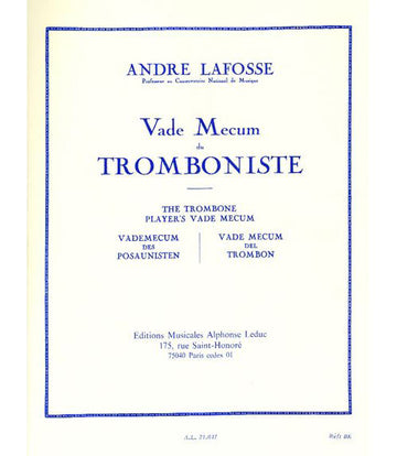 Lafosse A. - Das Vademekum des Posaunisten