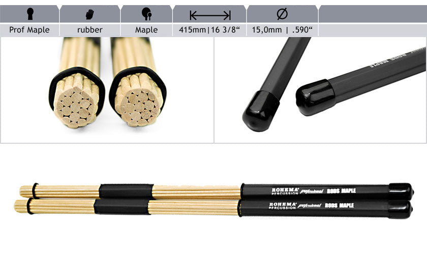 Professionelle Rods Ahorn