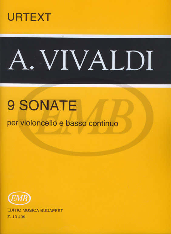 Vivaldi A. - 9 Sonaten - Violoncello
