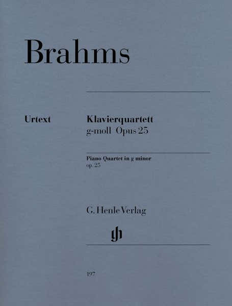 Brahms J. - Piano Quartet G Minor Op. 25