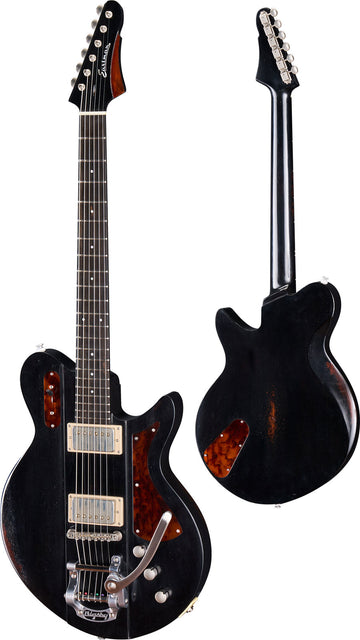 Juliet/V-b Antikschwarzer Lack