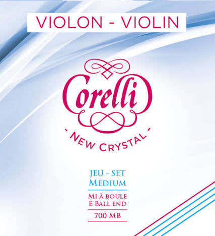 4/4 CORELLI CRYSTAL VIOLIN SET MEDIUM TENSION