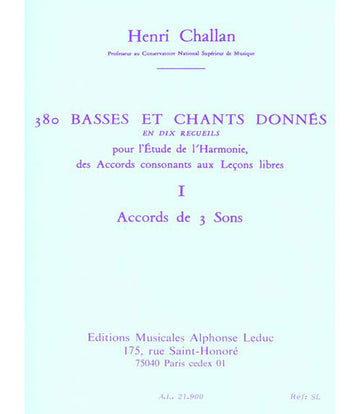 CHALLAN H. - 380 BASSES ET CHANTS DONNES VOL.7A TEXTES