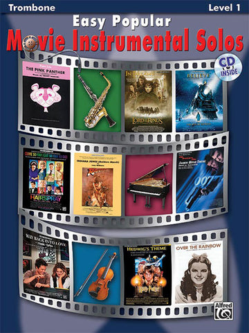 Einfache beliebte Filmsoli + CD - Posaunensolo