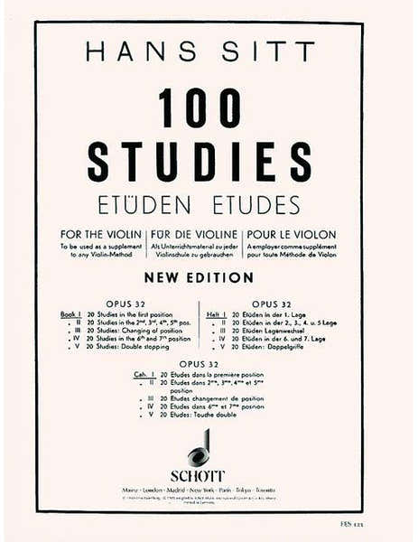 Sitt - 100 Etudes Op. 32 - Violon