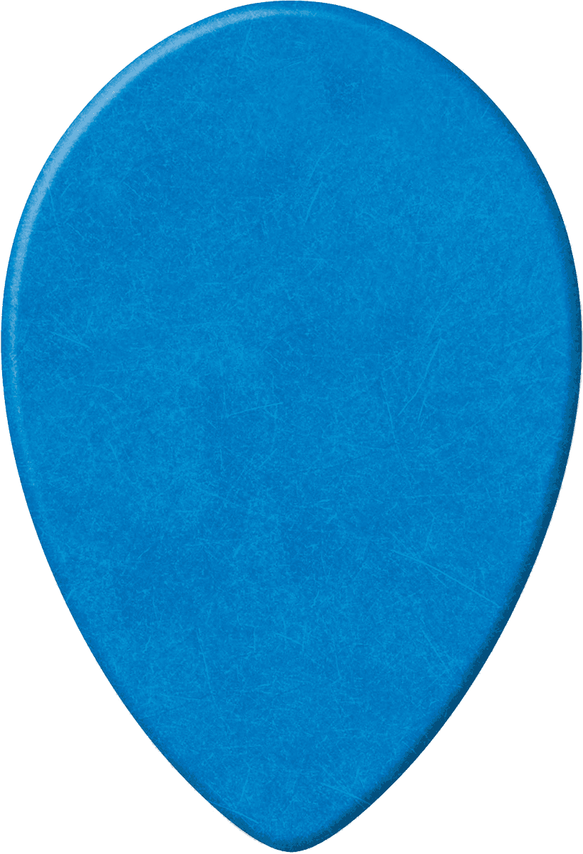 36 x 1,00mm Tortex Small Teardrop Blau