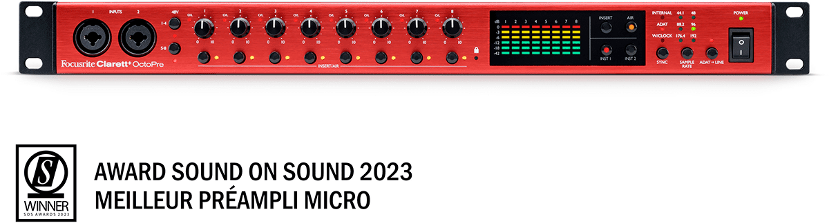 Clarett+ Octopre