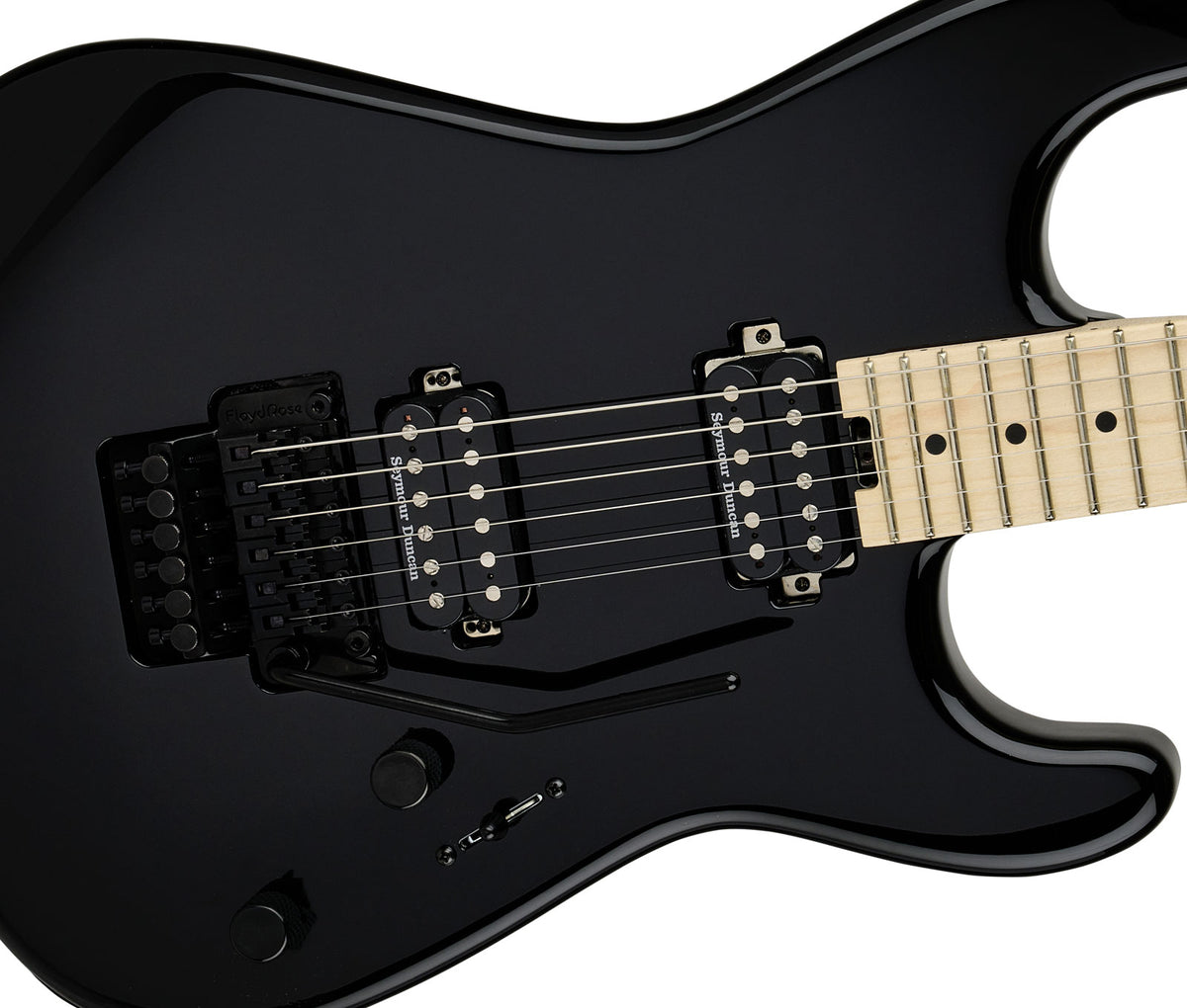 Pro-Mod San Dimas Style 1 HH FR MPL MN Hochglanz-Schwarz