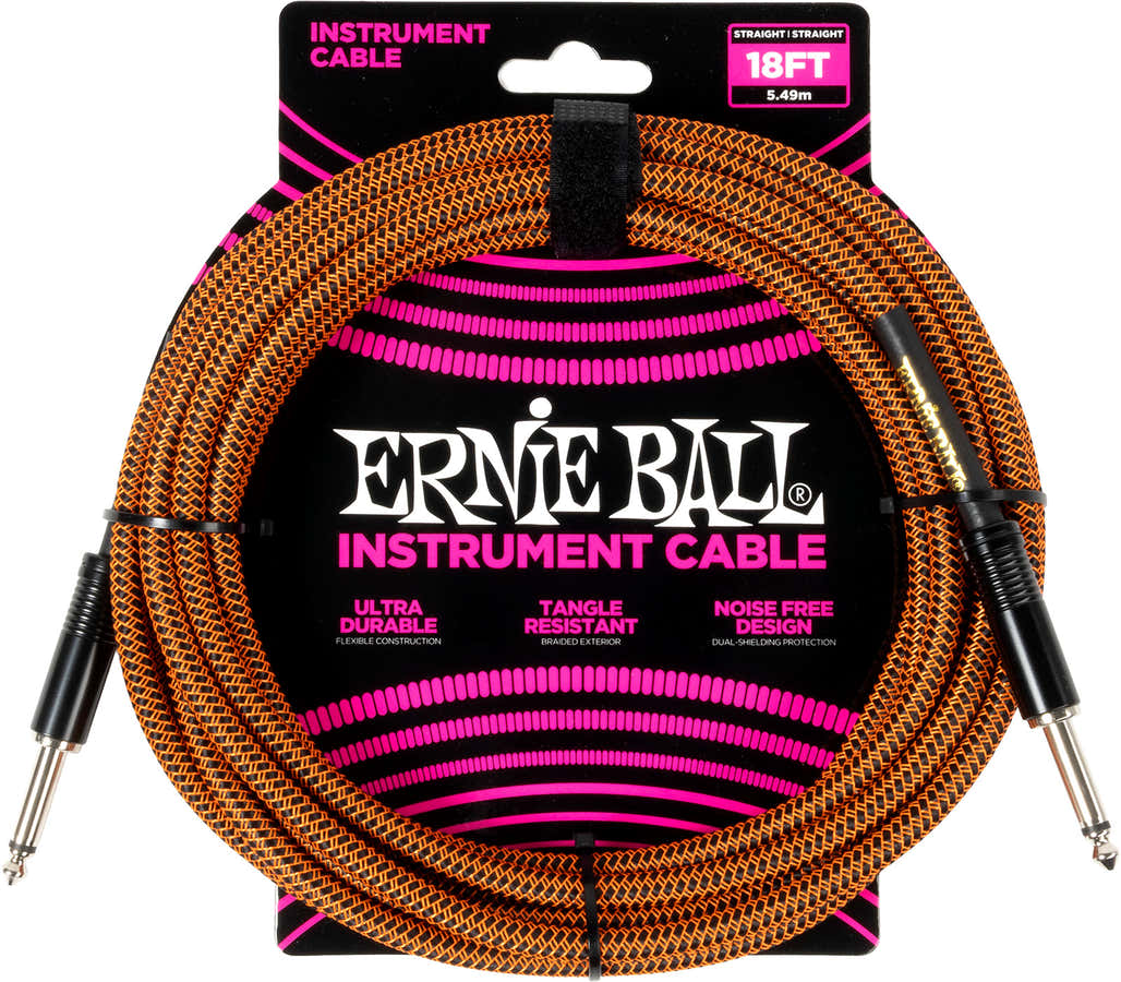 Geflochtene Hülle 5,5m Orange und Schwarz