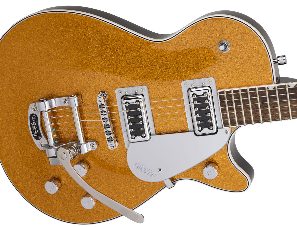 G5230T Electromatic Sparkle Jet Ft Single-Cut mit Bigsby Lrl Goldglitzer