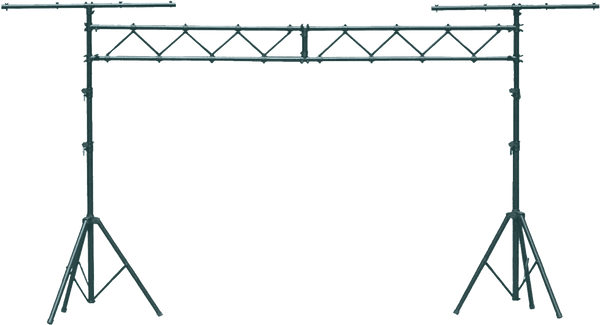 Quiklok STS14 TWO TRIPOD LIGHT STANDS WITH BRIDGE BLACK