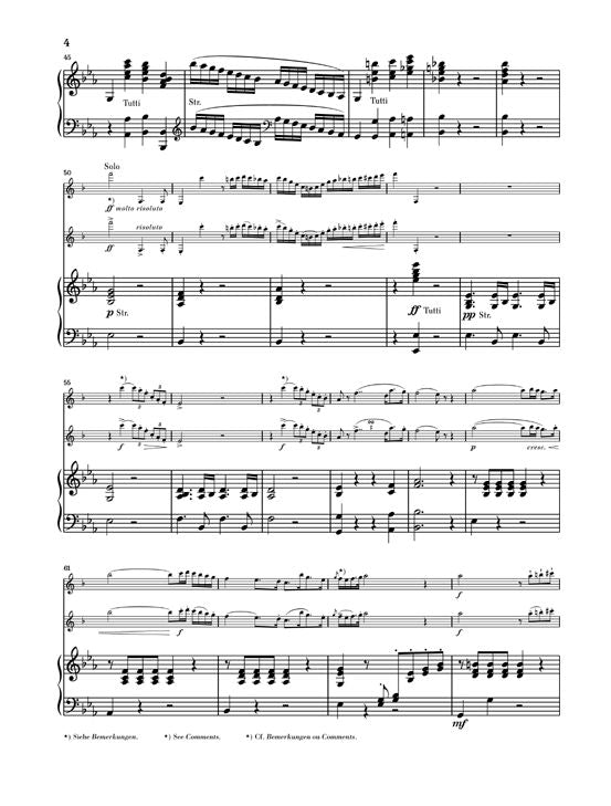 Weber C.M.V. - Clarinet Concerto No. 2 E Flat Major Op. 74