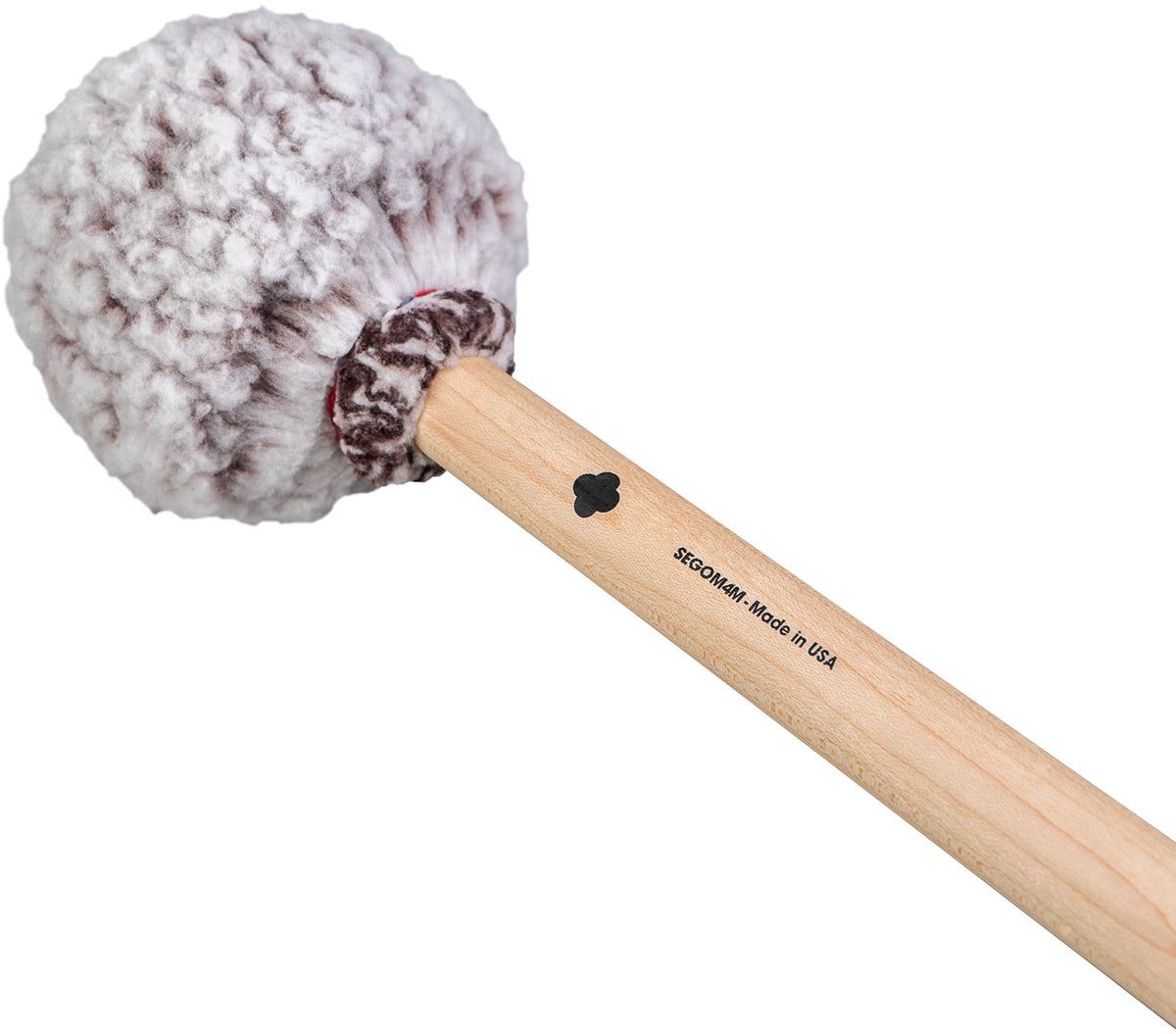Gongschlägel Vikrampal " Deep Resonance" - Medium, frostiges Bordeauxrot