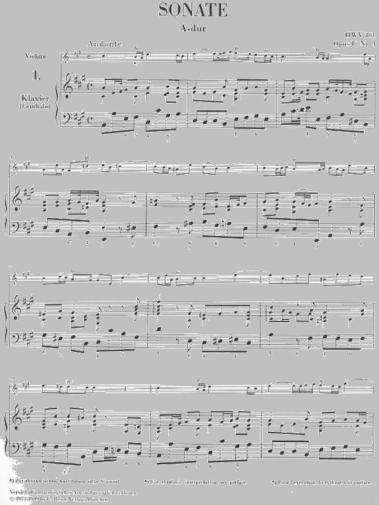 Haendel G.H. - 7 Sonatas For Violine And Basso Continuo