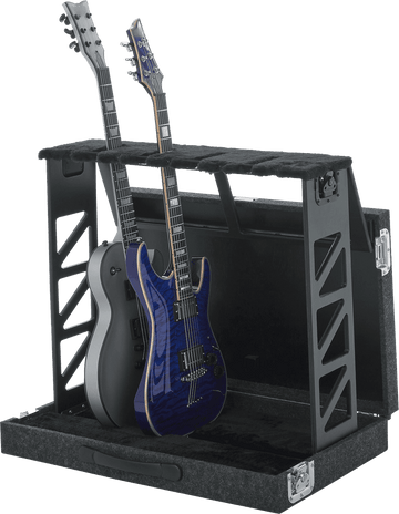 Zusammenklappbarer Ständer für 4 Gitarren