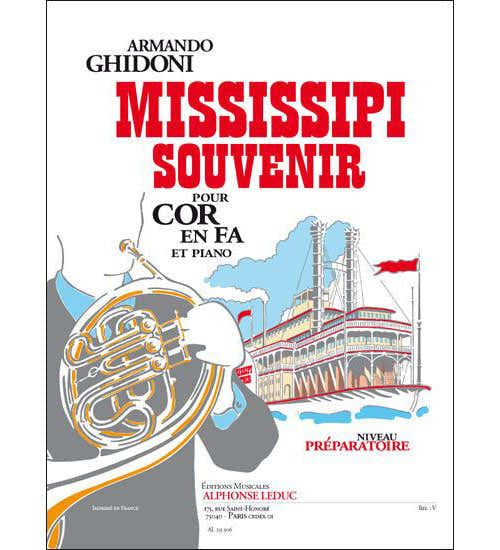 GHIDONI ARMANDO - MISSISSIPI-ERINNERUNG - HORN IN F UND KLAVIER