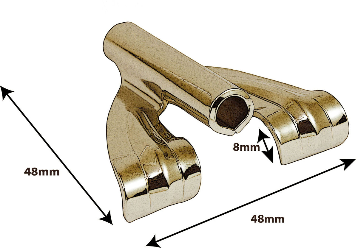 DC2BR - Bassdrum-Reifenhaken - Gold (x1)